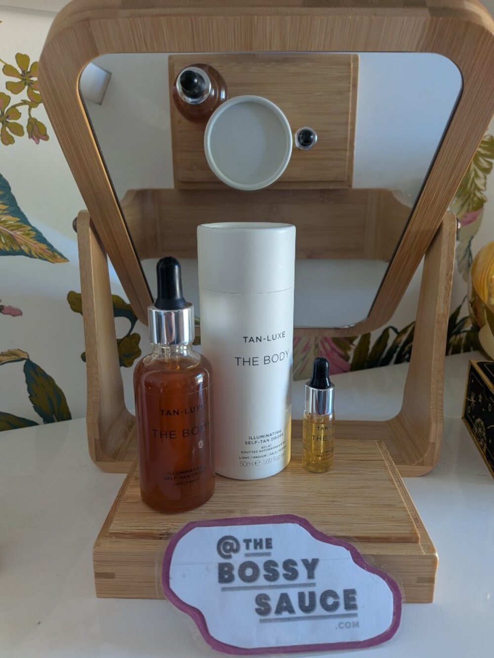 TAN-LUXE The Body Self Tan Drops (XL 1.69oz) + Deluxe The Face 0.14oz Light/Med